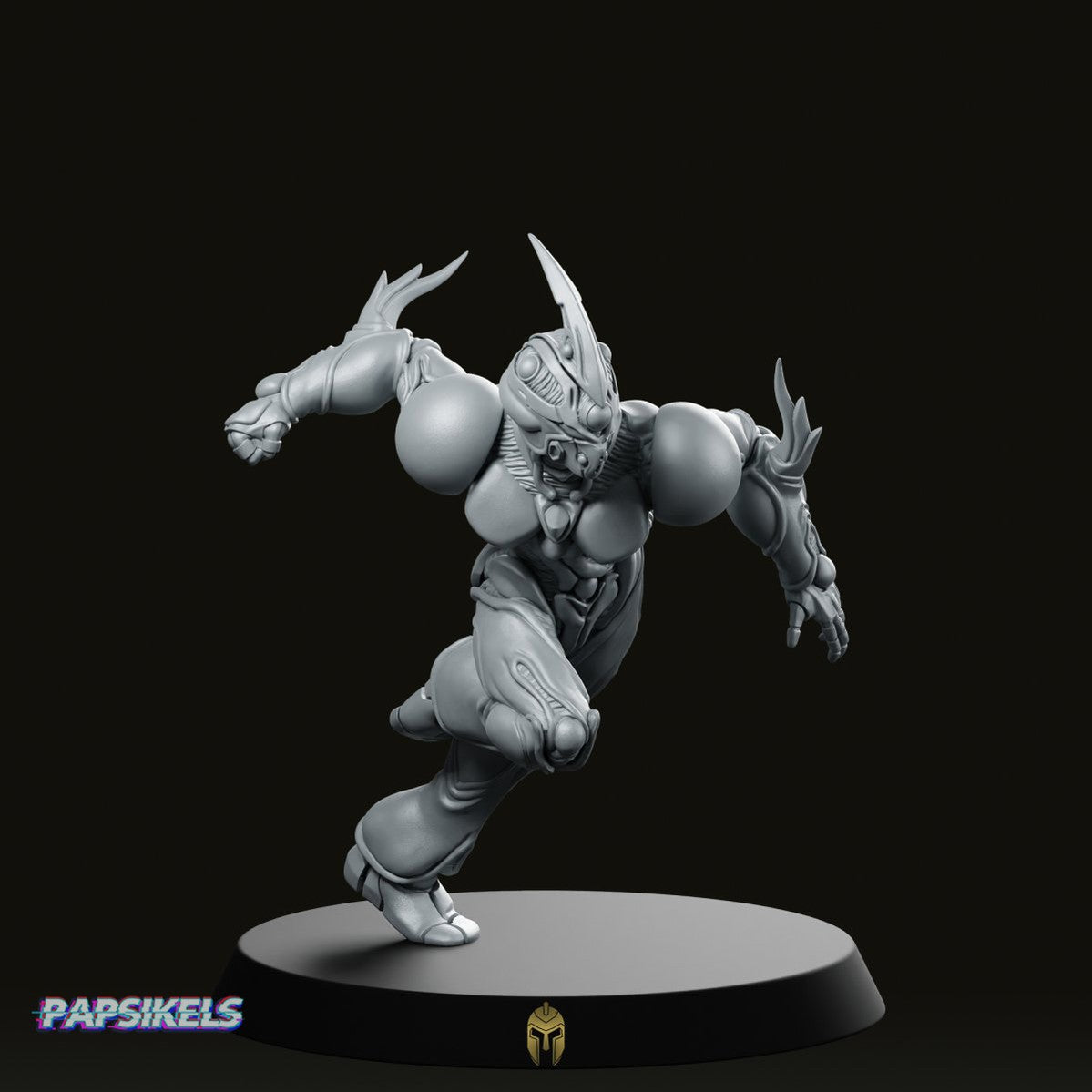 Bio Techno Woman 1 C Miniature - We Print Miniatures