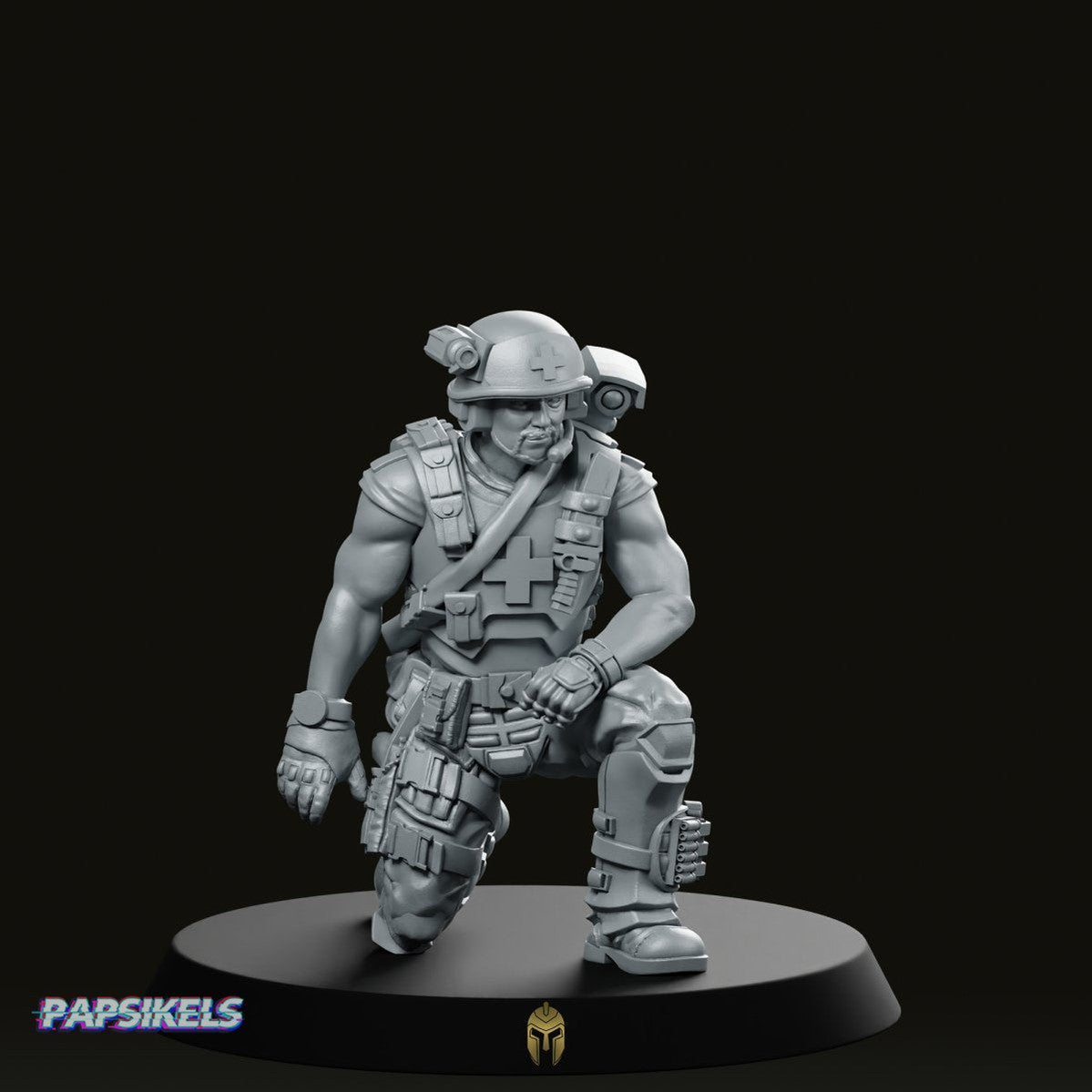 Colonial Medic Greg Hillerman Miniature - We Print Miniatures