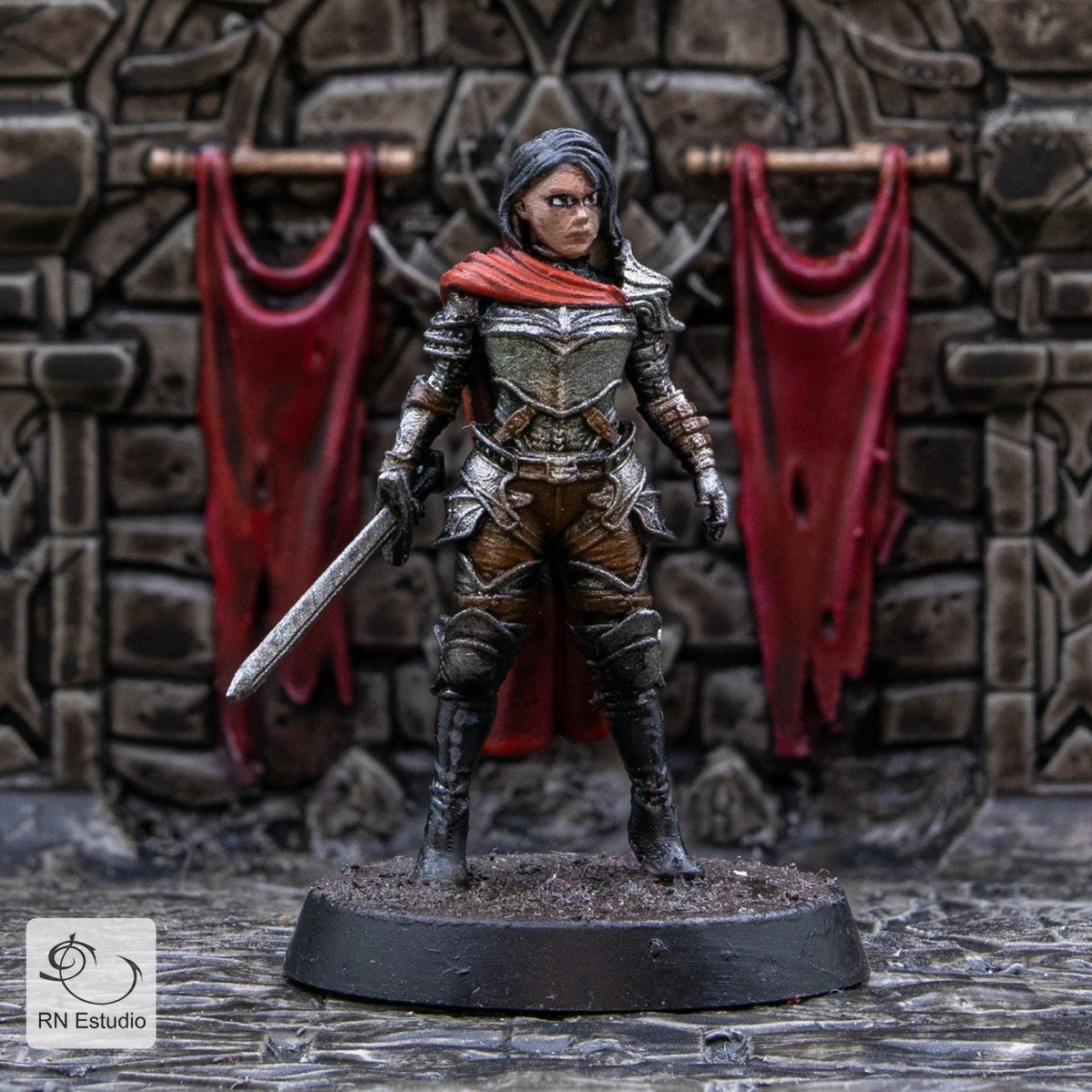 Elma Female Guard Miniature - We Print Miniatures