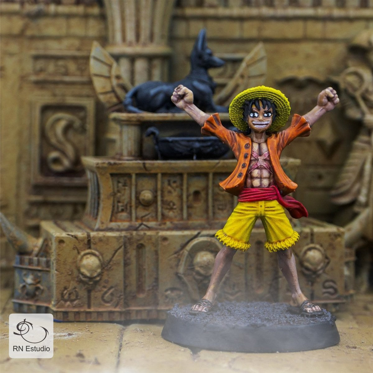 Fantasy Tufy Celebrating JRPG Miniature - We Print Miniatures -RN Estudio