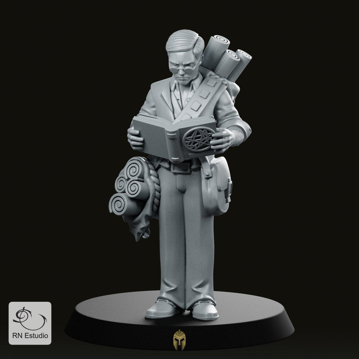 FantasyHoward Adventurer Miniature - We Print Miniatures -RN Estudio