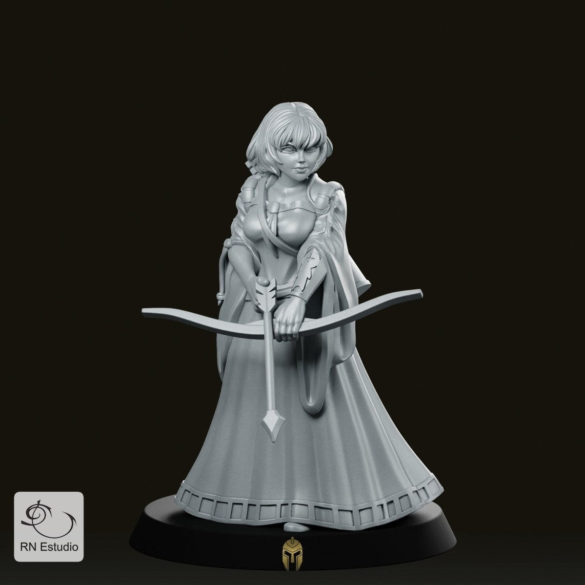 Female Archer Margo Miniature - We Print Miniatures -RN Estudio