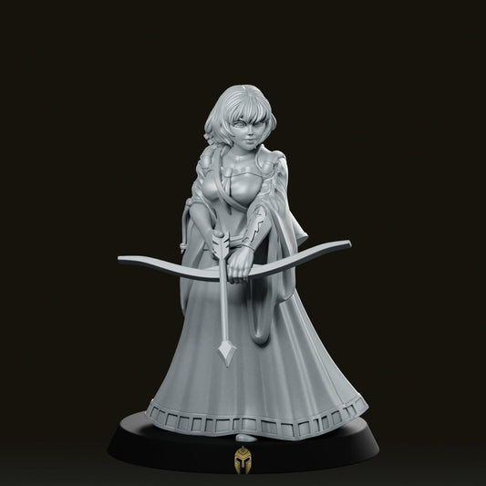 Female Archer Margo Miniature - We Print Miniatures -RN Estudio