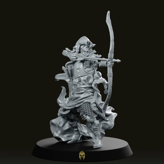 Ghost Archer A Miniature - We Print Miniatures -The Printing Goes Ever On