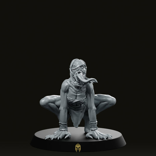 Ghoul 3 Miniature - We Print Miniatures -DungeonDog