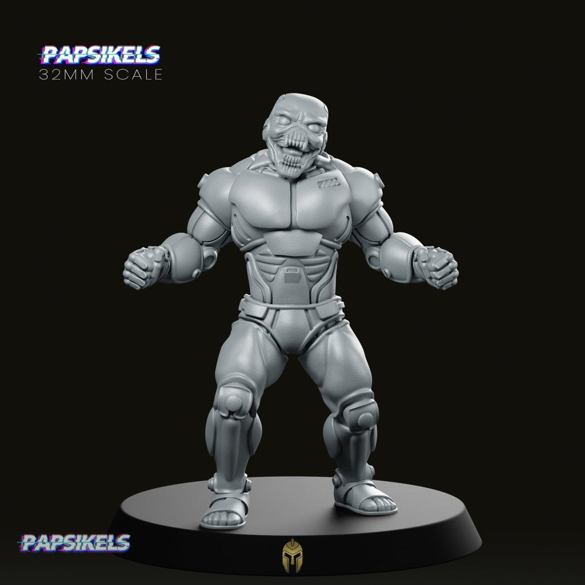 Ghoul B Mutant Miniature - We Print Miniatures -Papsikels Miniatures