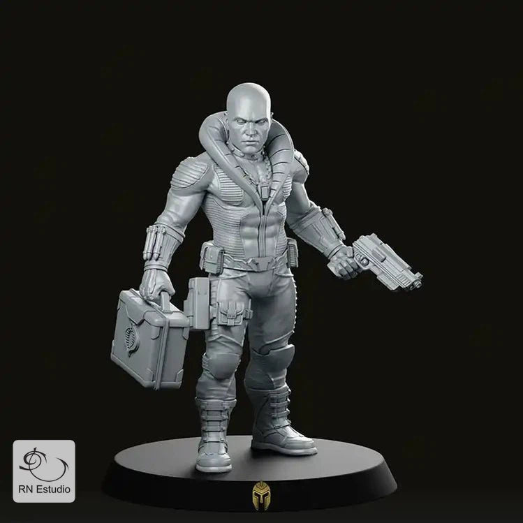 Gi Jim: Destro Rpg Miniature - We Print Miniatures -RN Estudio