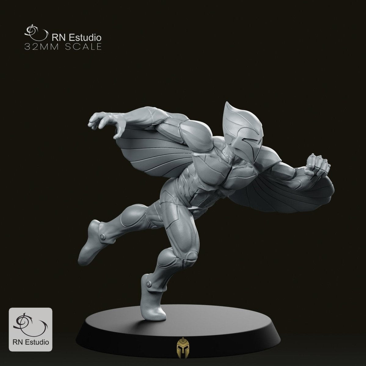 Hawkith Space Enforcer Miniature - We Print Miniatures -RN Estudio