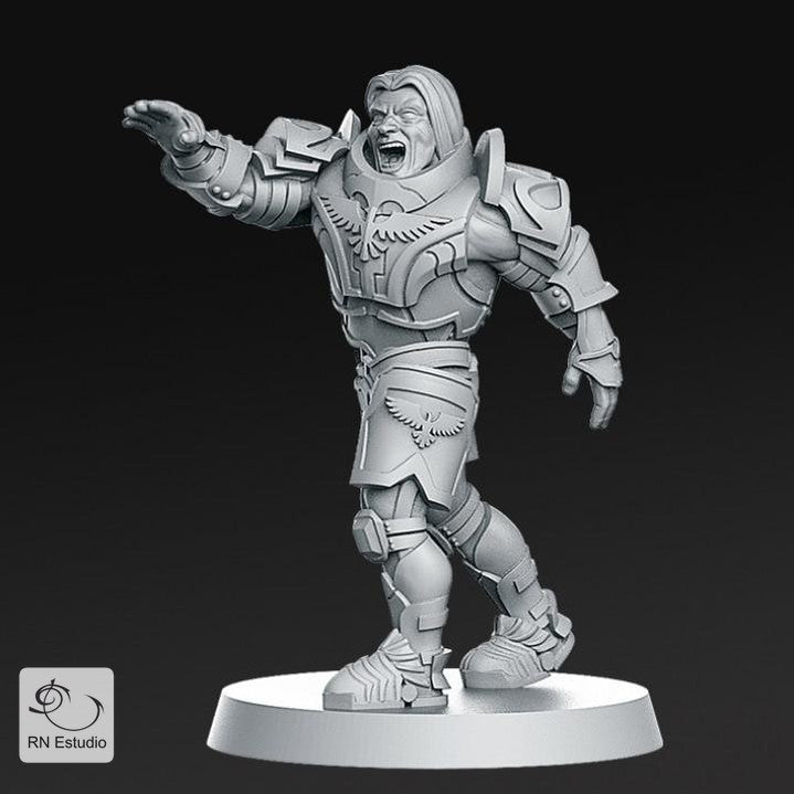 Human Lineman 3 Miniature - We Print Miniatures -RN Estudio