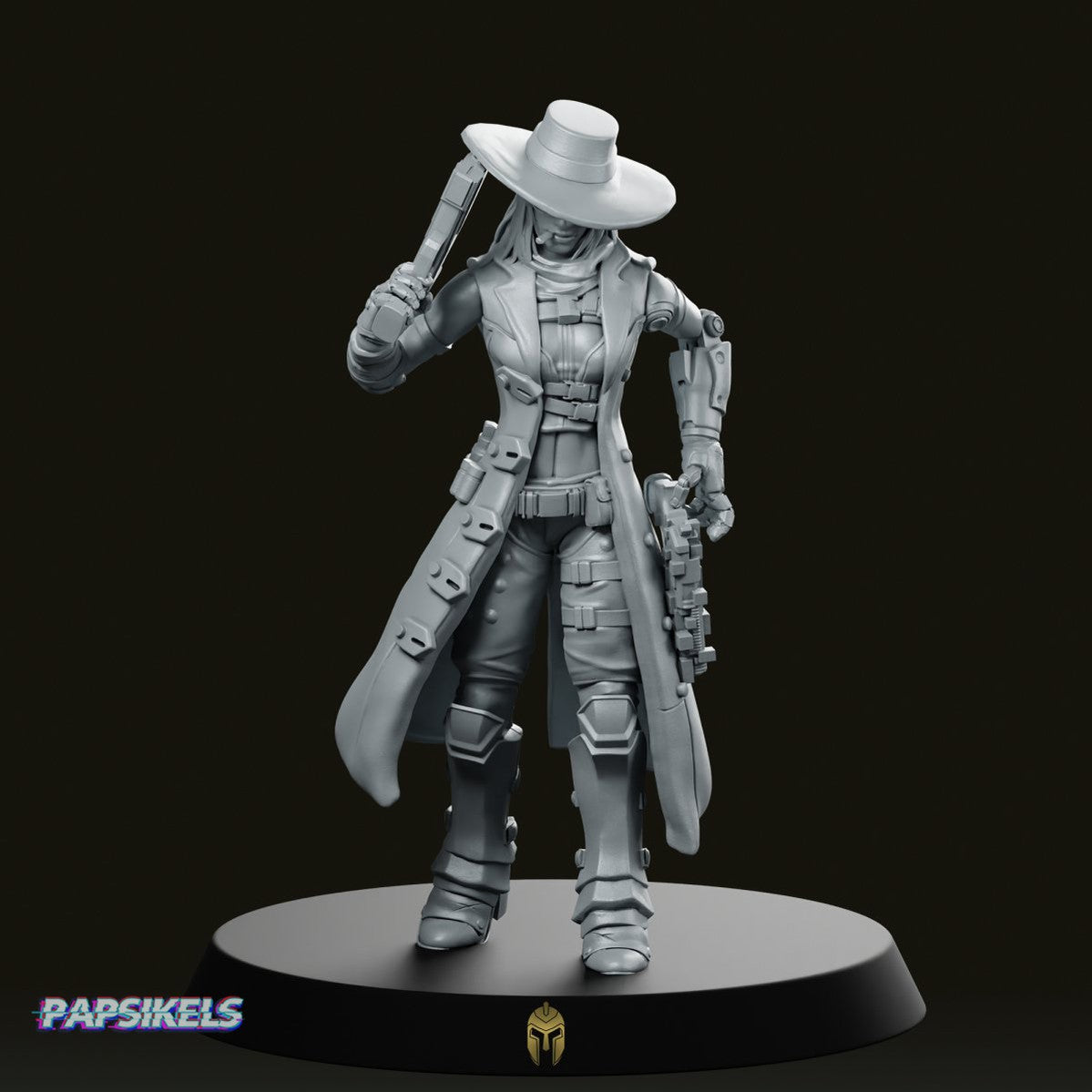 Kate Bane 2 Miniature - We Print Miniatures -Papsikels Miniatures