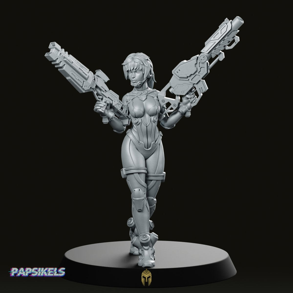 Kishenada Cyber Edge Hunter Miniature - We Print Miniatures