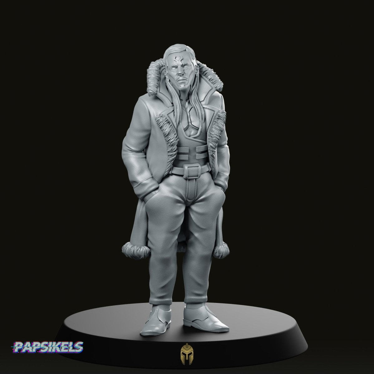 Miggy Kimosabe Not Convinced Miniature - We Print Miniatures -Papsikels Miniatures