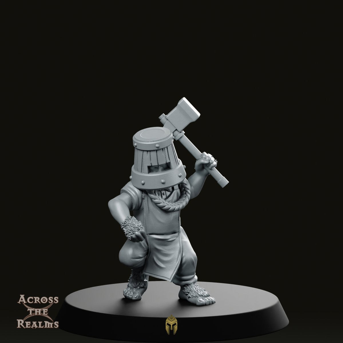 Militia 5 Miniature - We Print Miniatures -Across The Realms