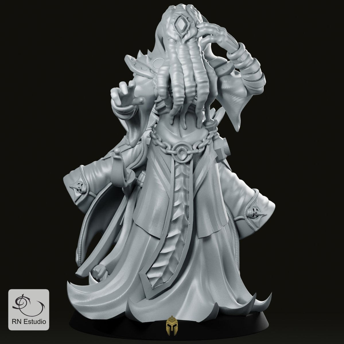 Mindflayer Mindbender Miniature - We Print Miniatures -RN Estudio