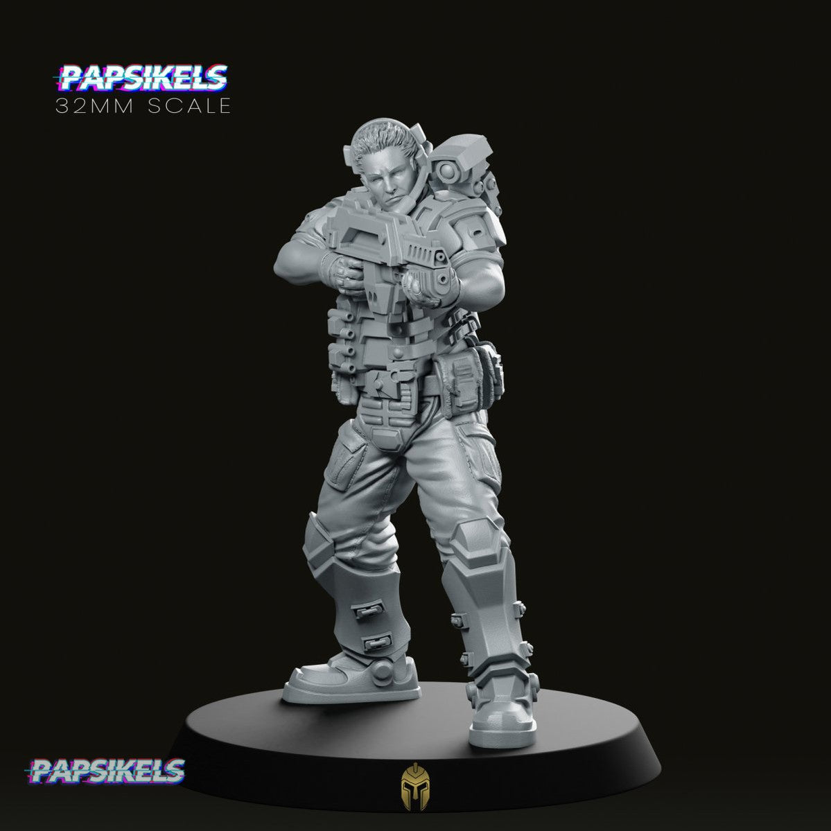 Oji Alkasid Marine Miniature - We Print Miniatures -Papsikels Miniatures