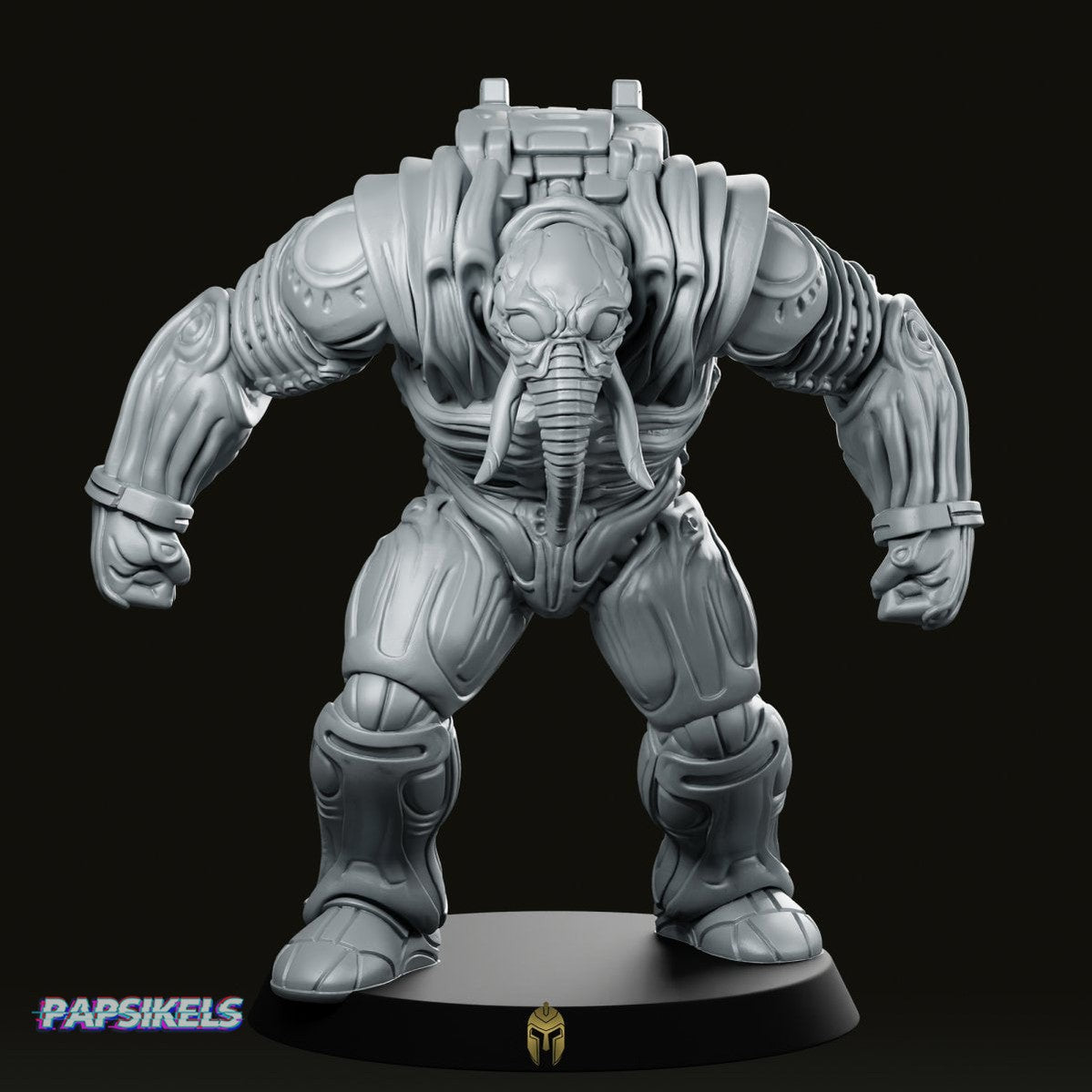 Omega Buster A Miniature - We Print Miniatures -Papsikels Miniatures