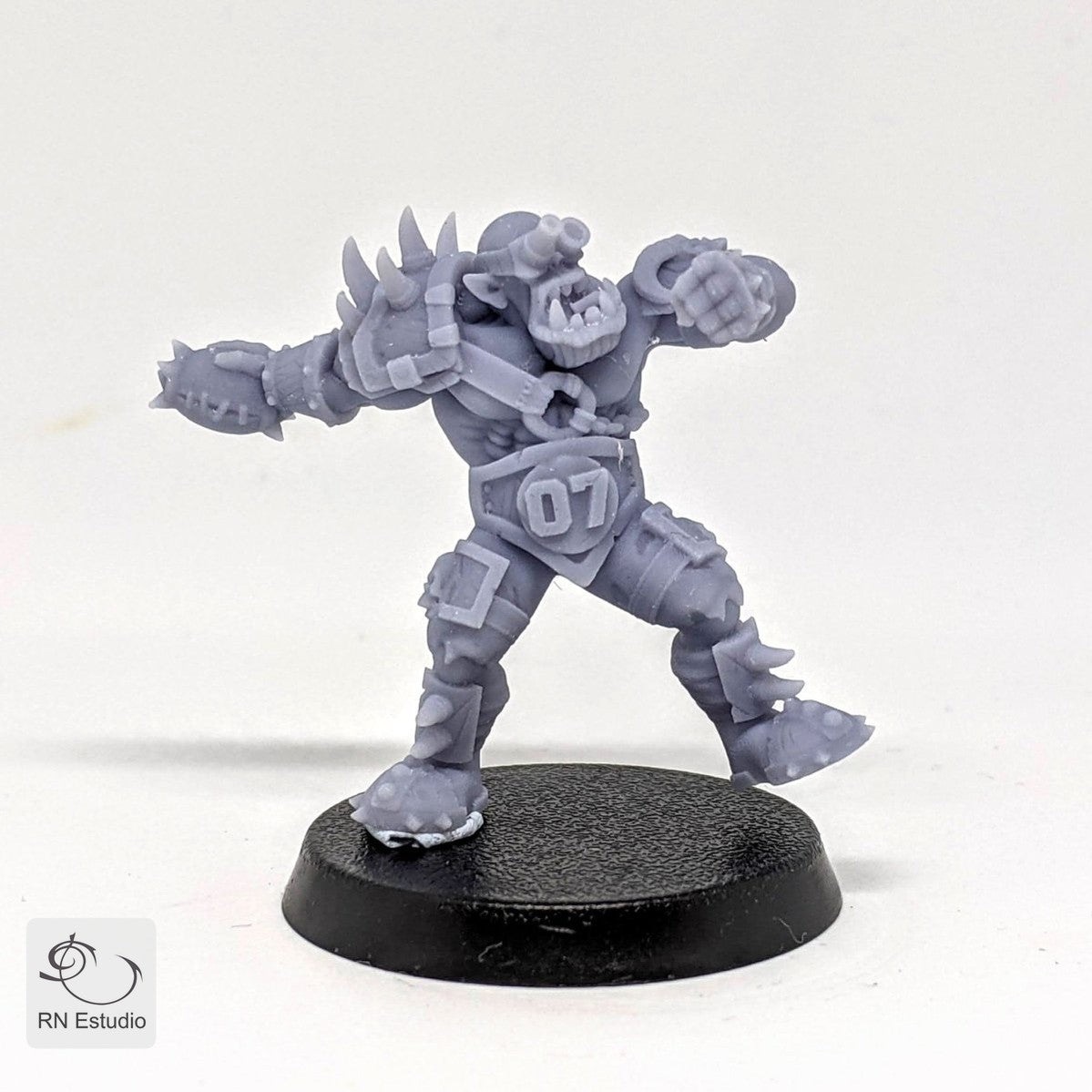 Orc Thrower Miniature - We Print Miniatures -RN Estudio