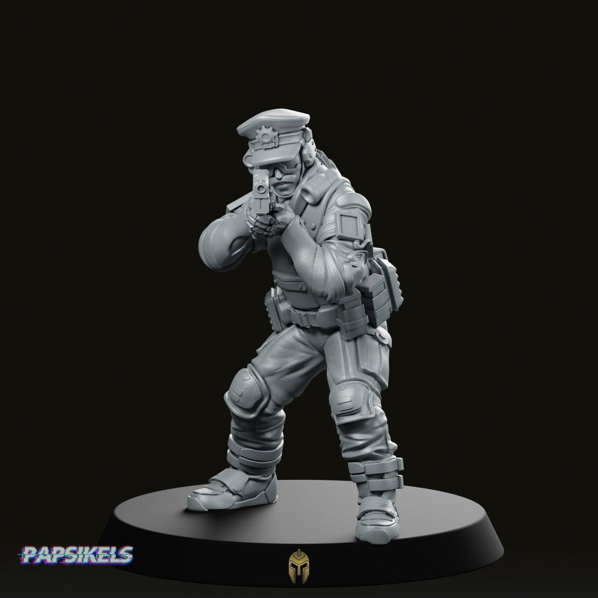 Pcpd Beat Cop A Miniature - We Print Miniatures -Papsikels Miniatures