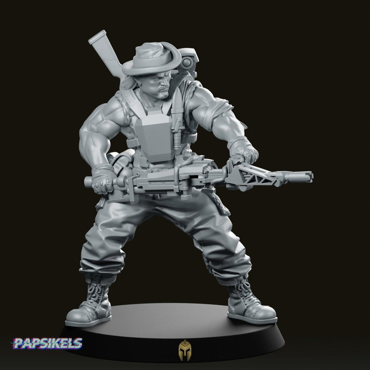 Preadator It's Time To Rock Miniature - We Print Miniatures -Papsikels Miniatures