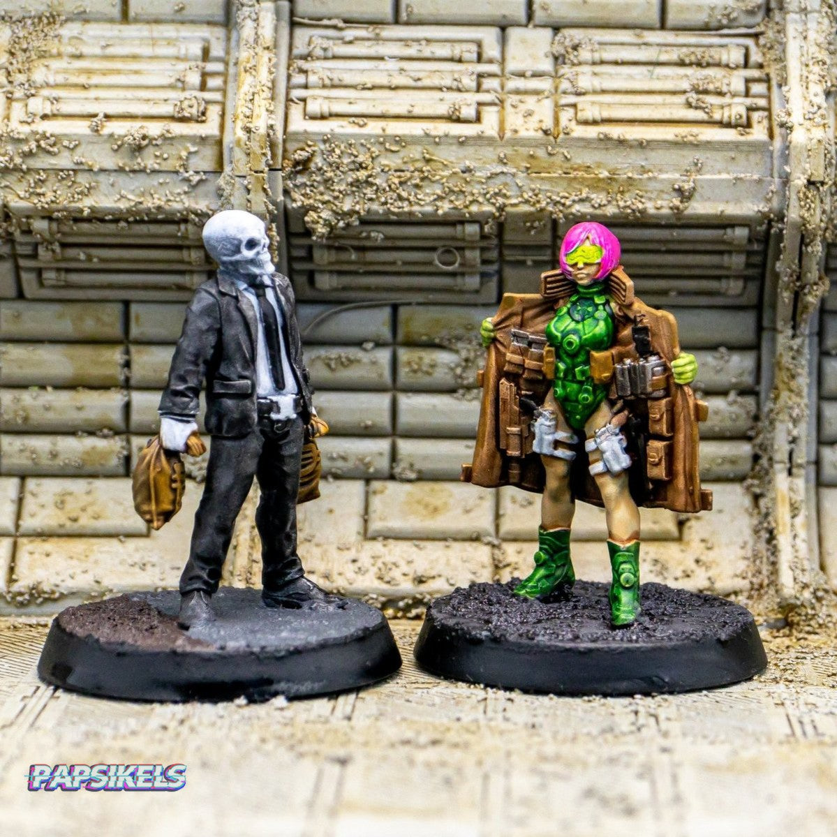 Skelerobber C SkeleGang Miniature - We Print Miniatures -Papsikels Miniatures