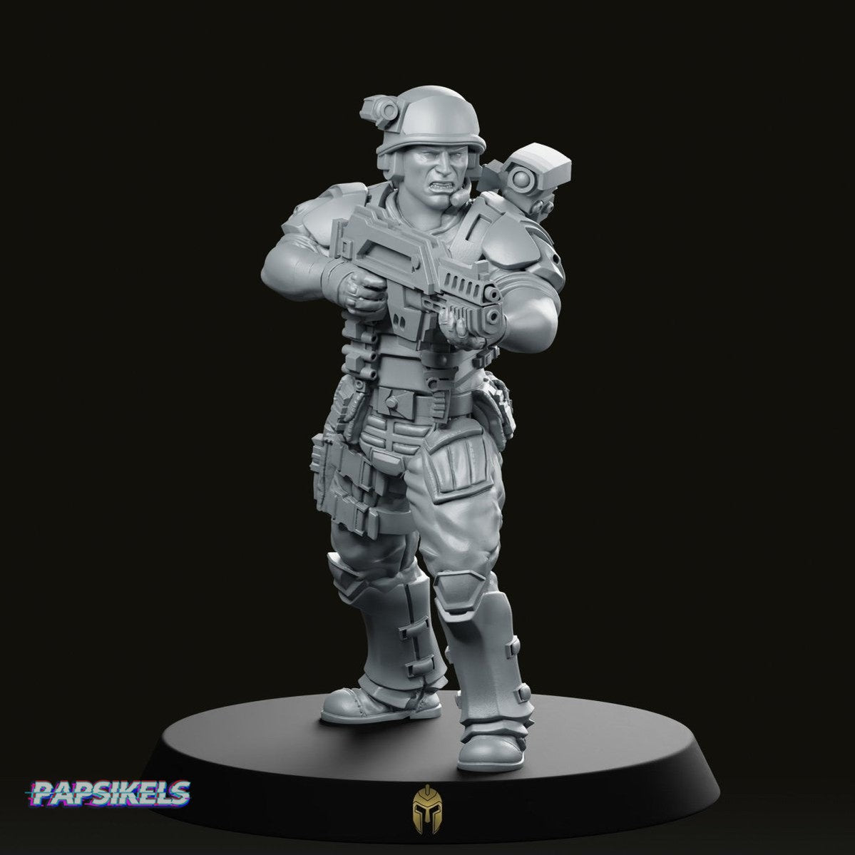 Solider Matthew Greenscout Miniature - We Print Miniatures -Papsikels Miniatures