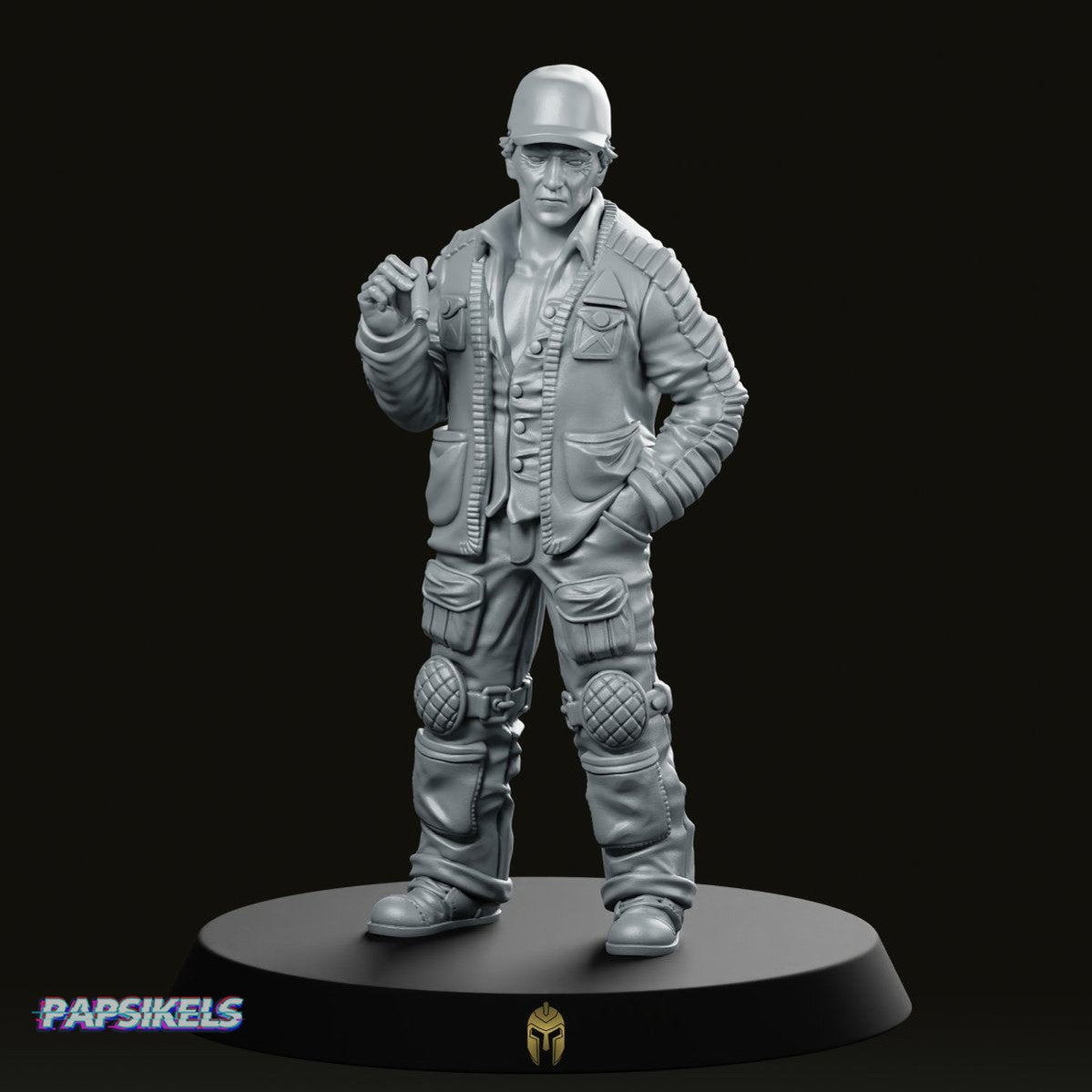 Space Crew Hyperiox Engineering Technician Miniature - We Print Miniatures -Papsikels Miniatures