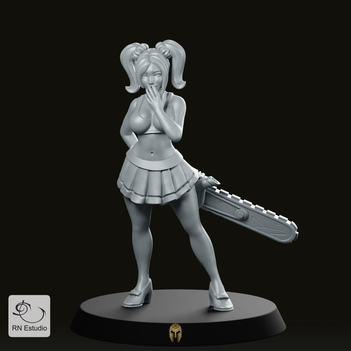 Star Player Beky Chainsaw Miniature - We Print Miniatures -RN Estudio