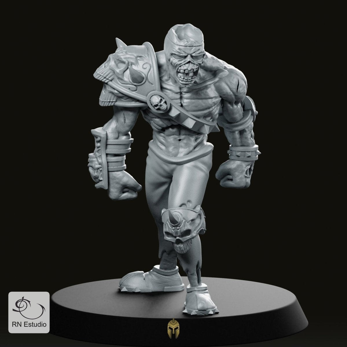 Undead Eternals Zombie Lineman 5 Miniature - We Print Miniatures -RN Estudio