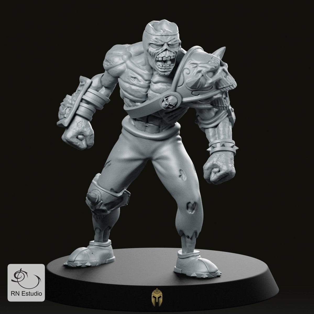 Undead Eternals Zombie Lineman 6 Miniature - We Print Miniatures -RN Estudio