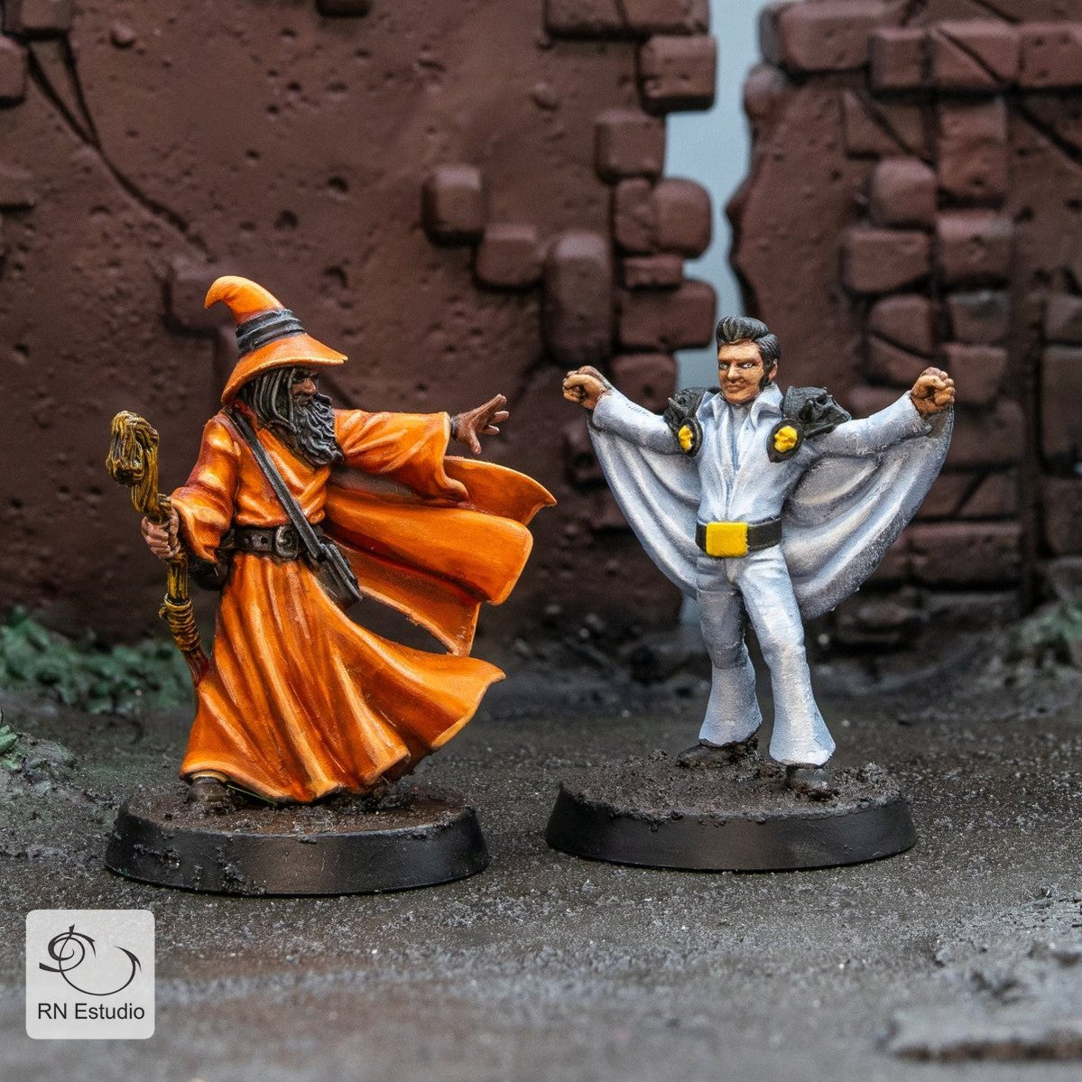 Wizard Amlund Maegon Miniature - We Print Miniatures -RN Estudio