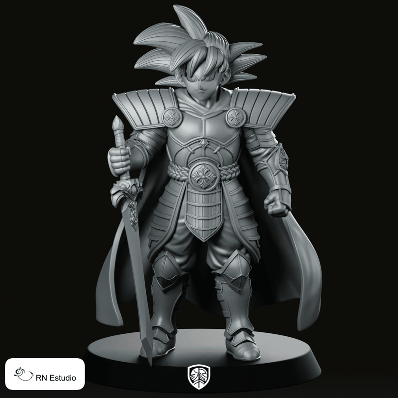 Db Goku Knight Miniature - We Print Miniatures