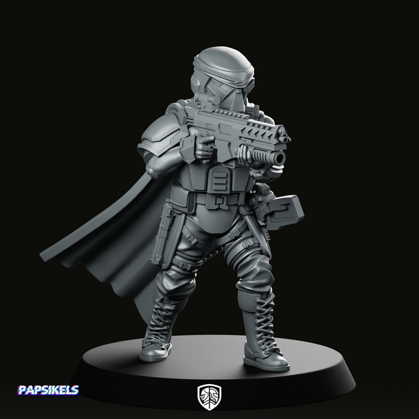 Democracy Trooper Rs20 Helljumper Gunner Miniature