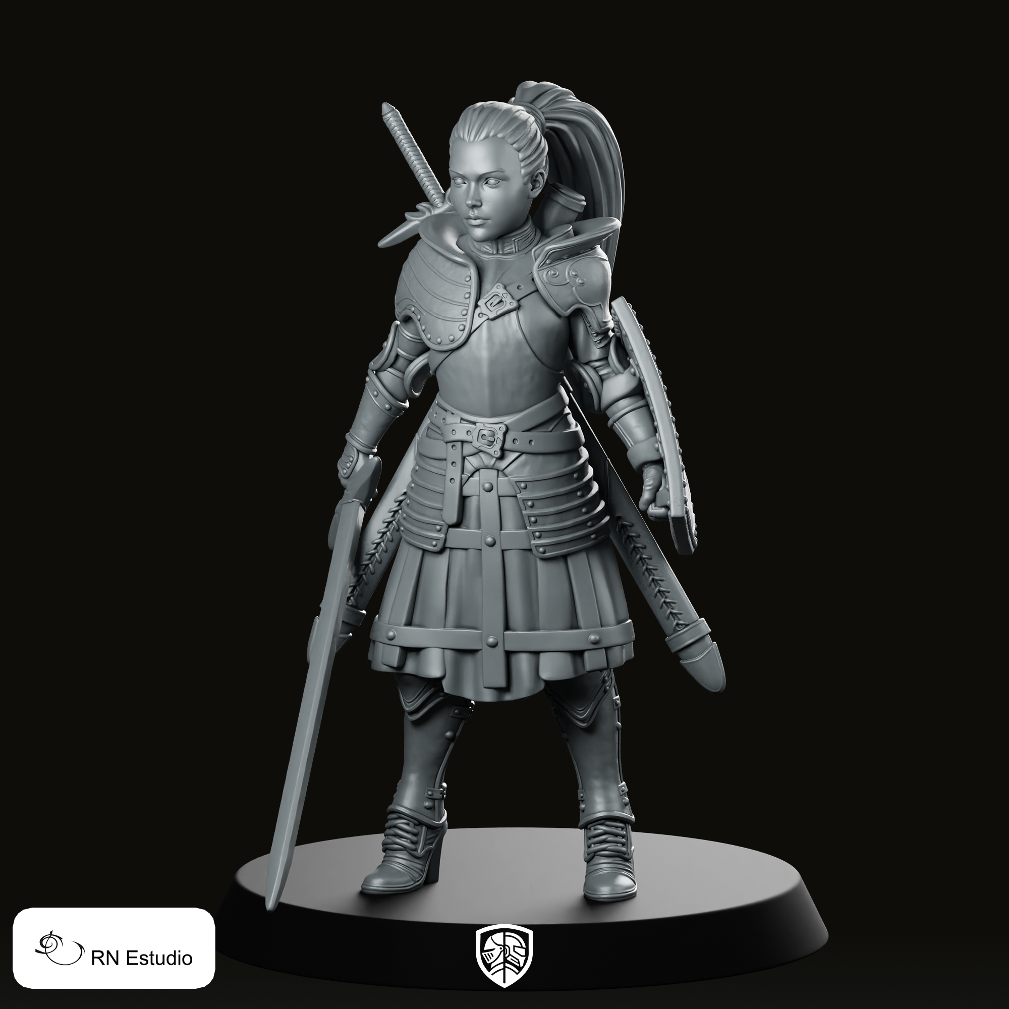 Elara Shieldbane 32 Miniature