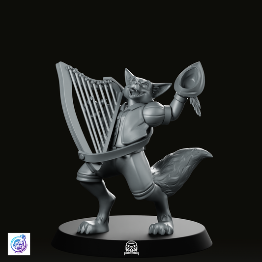 Foxfolk Bard Miniature