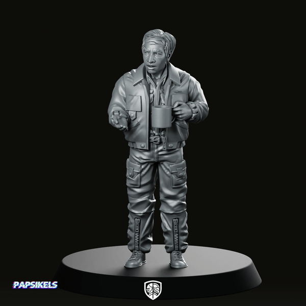 Space Crew Commanding Officer Miniature - We Print Miniatures