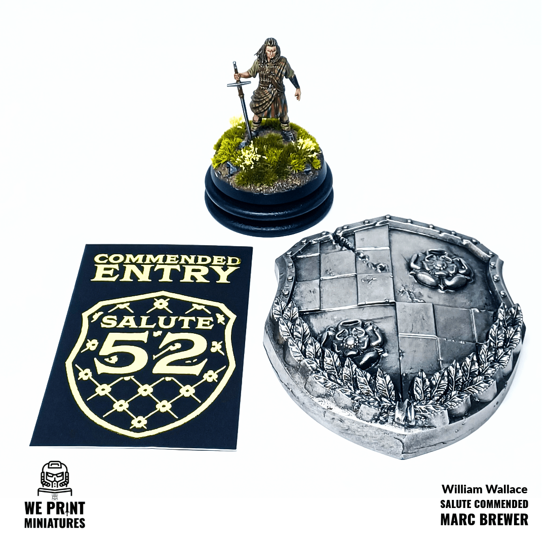A Big Salute to Marc Brewer – Commended at Salute 52! 🎉 - We Print Miniatures