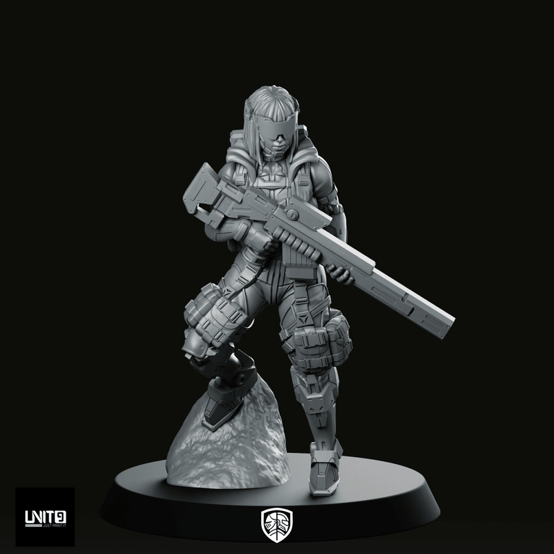 Agent K-12 2 Miniature - We Print Miniatures