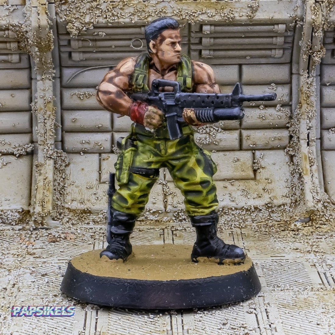 Barry McGuffin – Jungle Fighter Sci-Fi Miniature - We Print Miniatures