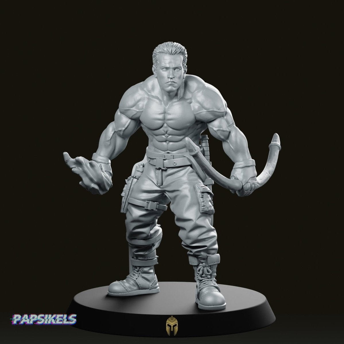 Barry McGuffin Jungle Ranger Sci-Fi Miniature for Tabletop Wargames - We Print Miniatures