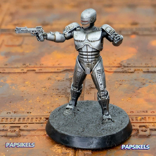 Battle Cop Cyborg Series 2A – The Ultimate Sci-Fi Law Enforcer Miniature - We Print Miniatures