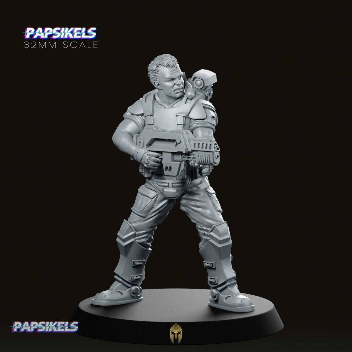 Billy Joe Space Marine Action Miniature |Tabletop Wargames - We Print Miniatures