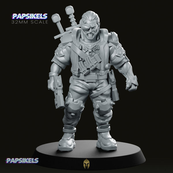 Brave Net Hunter Tolrik Vil – Sci-fi Miniature - We Print Miniatures