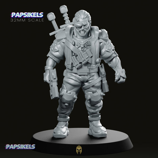 Brave Net Hunter Tolrik Vil – Sci-fi Miniature - We Print Miniatures