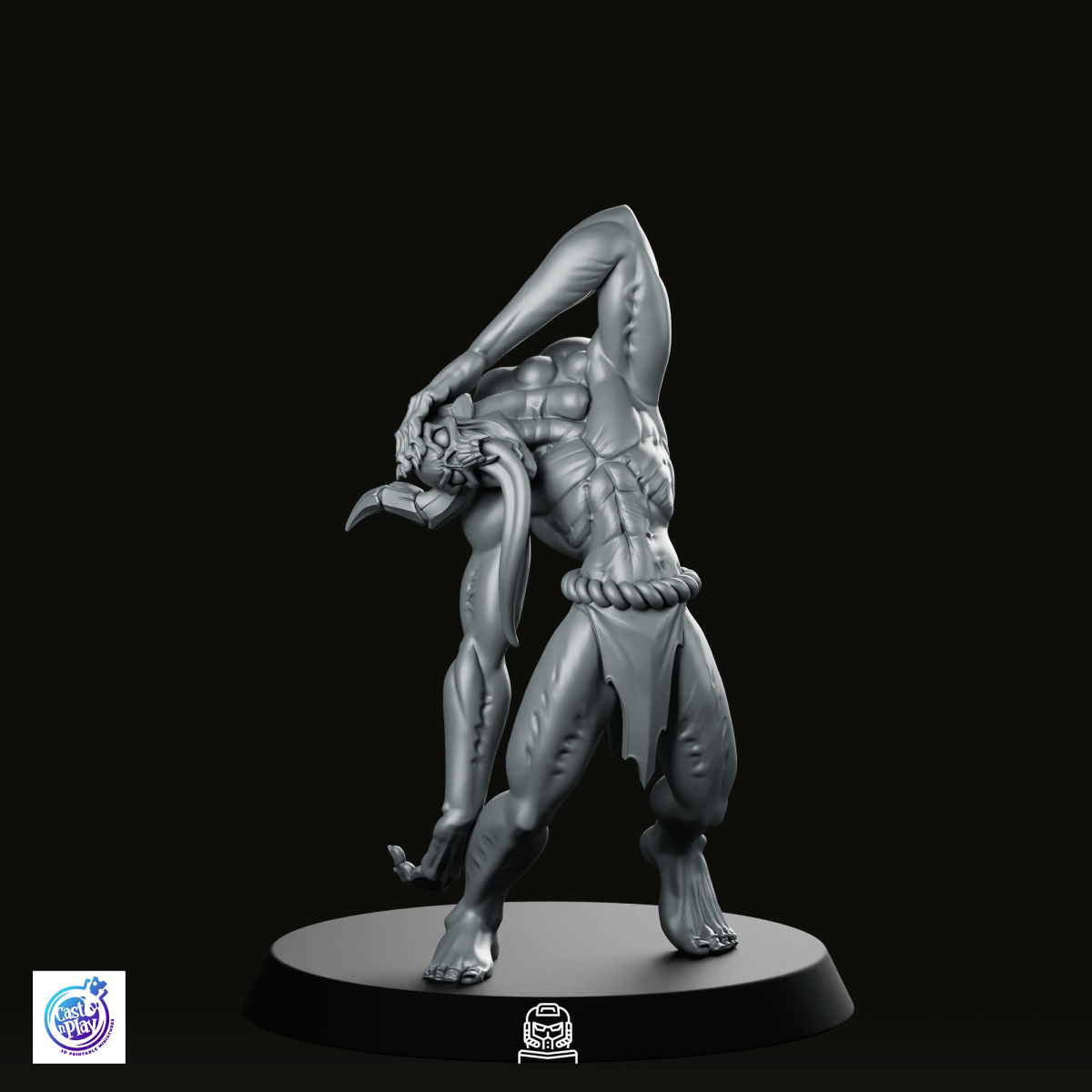 Broken Neck Demon Miniature - We Print Miniatures
