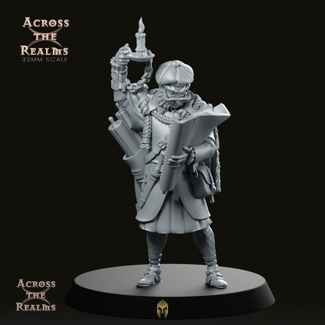 Cartographer Adventurer Miniature - We Print Miniatures