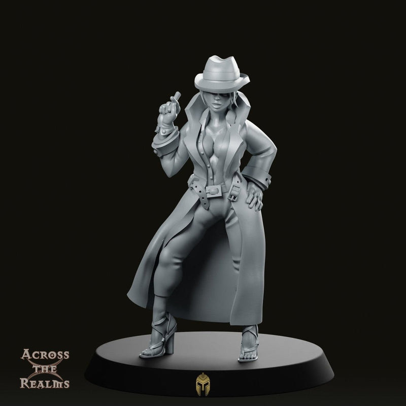Classy Female Investigator – The Sleuth Who Never Sleeps - We Print Miniatures