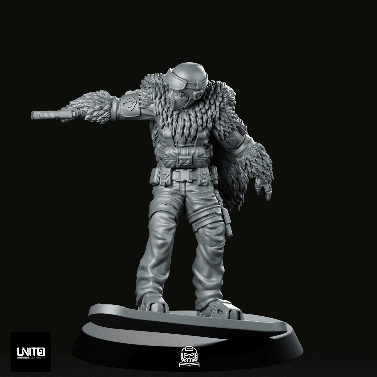 Cobra Snow Serpent Trooper 4 Miniature - We Print Miniatures