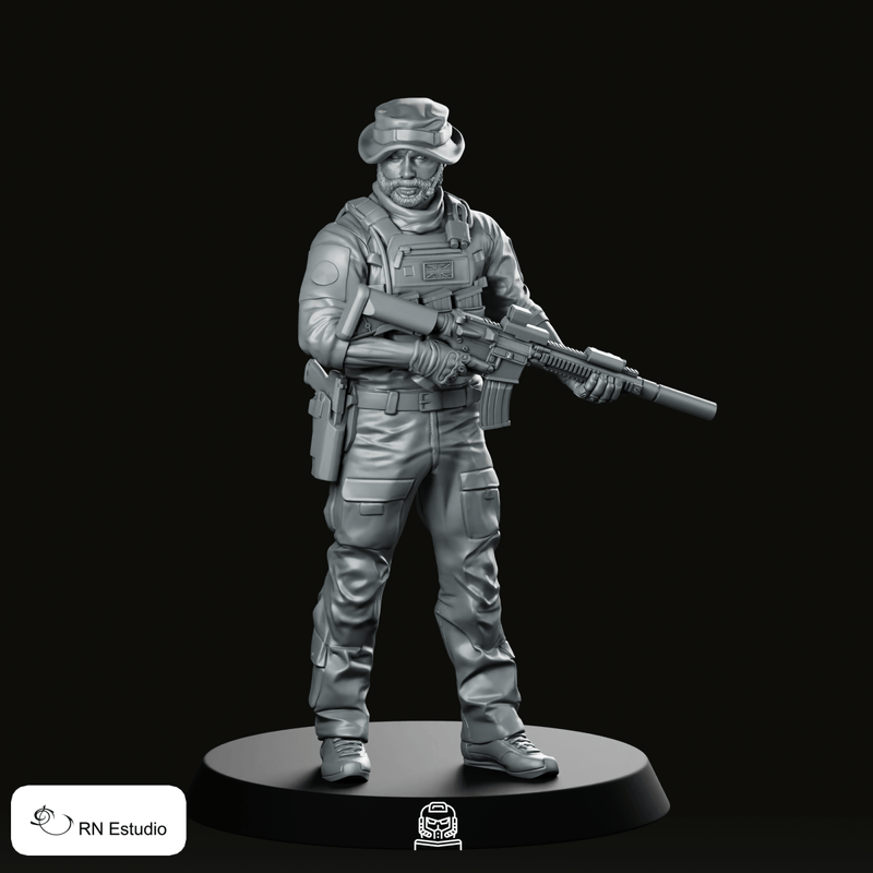 COD Captain Price Miniature - We Print Miniatures