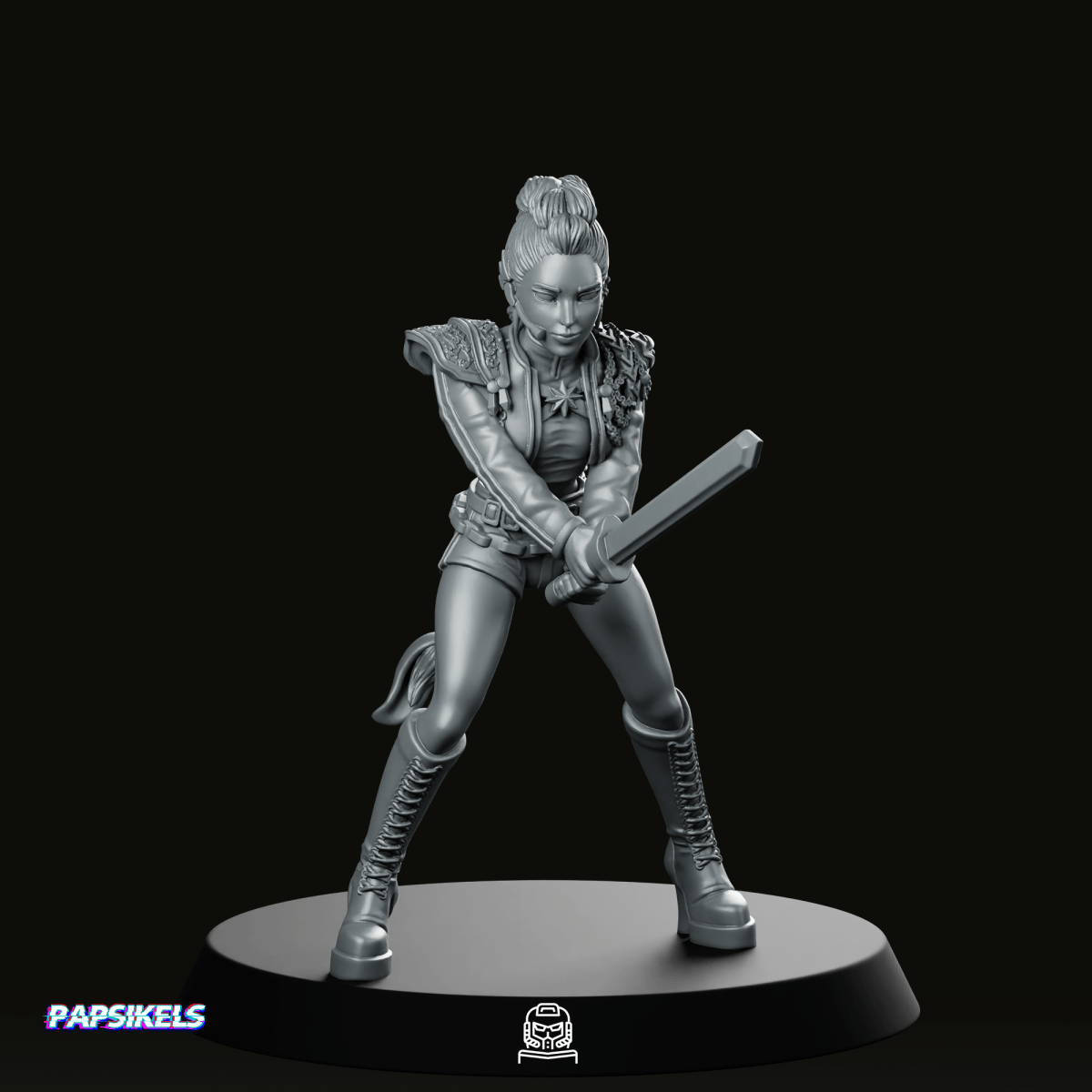 Concert Demon Hunter Rumi 2 Miniature - We Print Miniatures