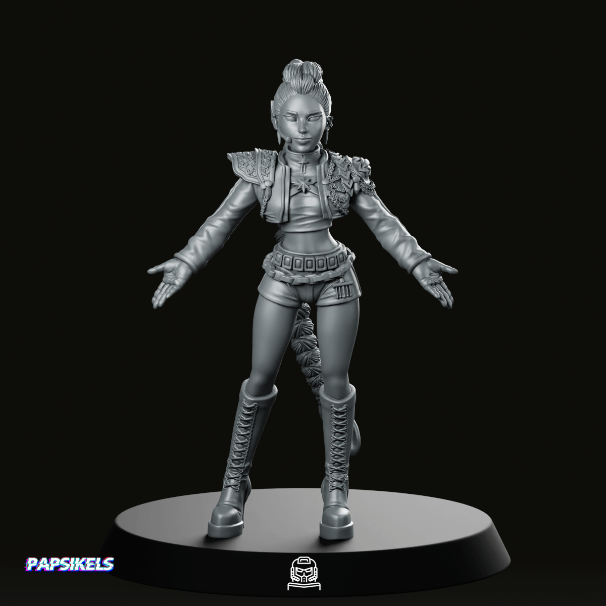 Concert Demon Hunter Rumi Miniature - We Print Miniatures